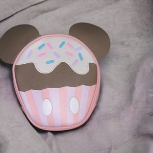 DISNEY MICKEY MOUSE SWEET TOOTH CUPCAKE COSMETIC BAG